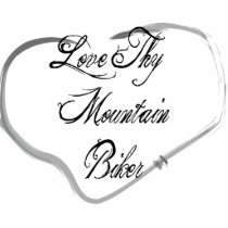 Love Thy Mountain Biker Cut Out