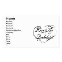 Love Thy Psychologist Business Card