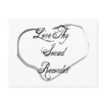 Love Thy Sound Recorder Post Cards