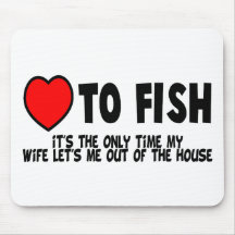 Love To Fish Mousepads