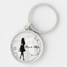Love to Shop Keychain