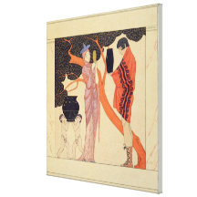 Love Token (w/c on paper) Stretched Canvas Prints