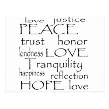 Love Tranquillity Post Card