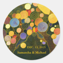 Love Trees Wedding Invitation Sticker