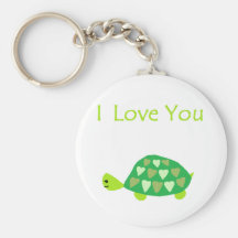 Love Turtle Keychains