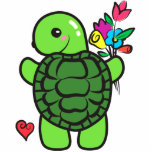 Love turtle photo sculptures