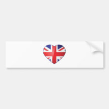Love UK Bumper Sticker
