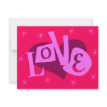 Love Unusual With Heart And Twinkle Stars invitations