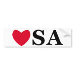 Love USA bumper stickers