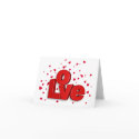 LOVE Valentine's Day Greeting Card