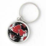 Love Valentine's Day Red Hearts Vector Valentine keychains