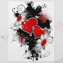 love vectors personalized flyer