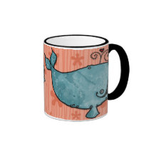 love whale colour mug