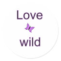 Love Wild -Butterfly stickers