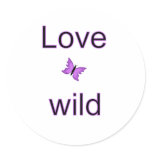 Love Wild -Butterfly stickers