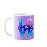 Love with Peace Sign Coffee Mug