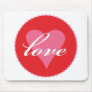 love xoxo mouse mats