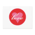 love xoxo postcards