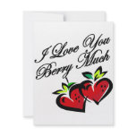 Love you berry much invitations