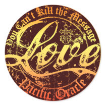 Love- You Can't Kill the Message Sticker