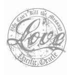 Love - You Can't Kill the Message t-shirts