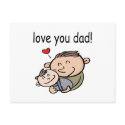 Love You Dad postcards