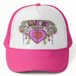 LOVE YOU Dripping Hearts Hat