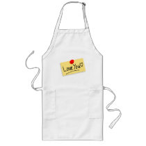 Love You Push Pin Apron