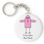 Love You This Much keychains