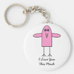 Love You This Much Keychain