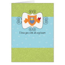 Love You With All My Heart Cards