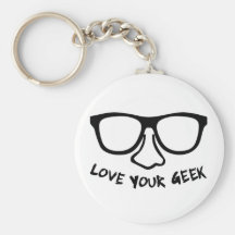 Love Your Geek Key Chain