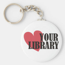 Love Your Library Key Chains