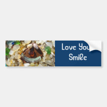 Love Your Smile bumper stickers Beach Agates