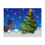 Love Yule, postcard