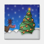 Love Yule, square magnet