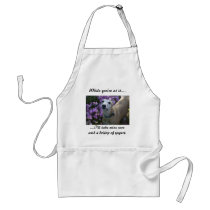 Loveable Greyhound.  A Greyhound's request Apron