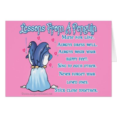 Loveable Penguin Gifts Greeting Card by LittleTuddler