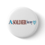 loved by a Soldier buttons