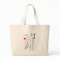Loved By A White German Shepherd bags