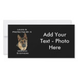 Loved & Protected By A German Shepherd photo cards