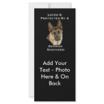 Loved & Protected By A German Shepherd rack cards