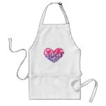 LoveHugsPeace Funky Heart aprons