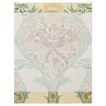 lovely art nouveau floral botanical  pattern full color flyer
