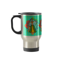 Lovely Belly Dancing Girl Coffee Mugs