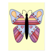 Lovely Butterfly Postcards