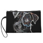 Lovely dog Bagettes Bag -  Mini Clutch Wristlet Clutches