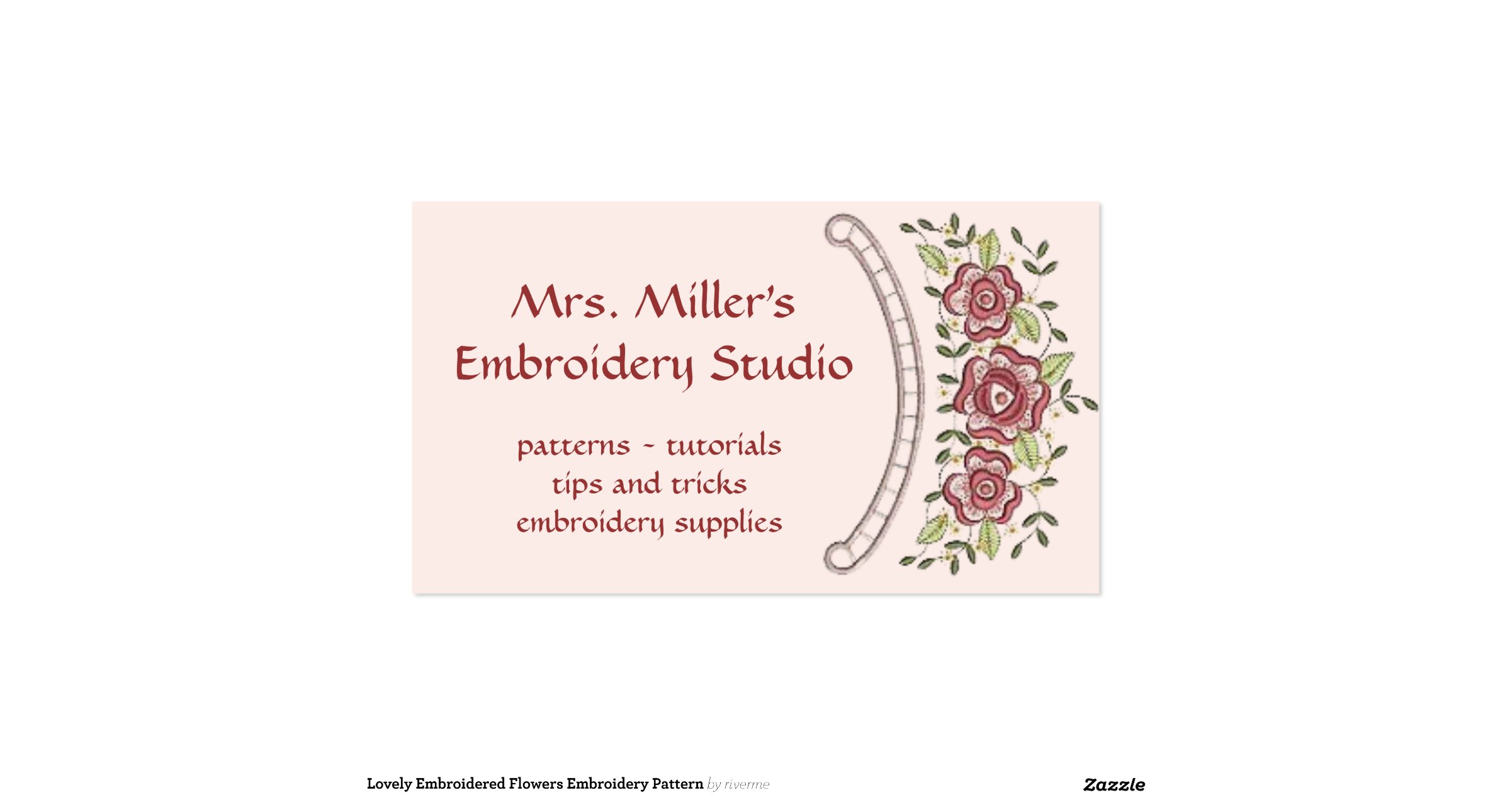 Lovely Embroidered Flowers Embroidery Pattern Pack Of Standard Business