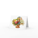 Lovely Flowers and Bird Notecards