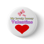 Lovely honey Valentine buttons